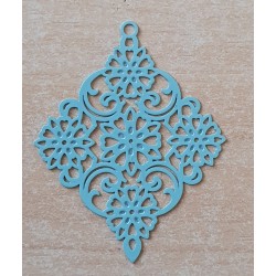 Metall Anhänger Rhombus mint