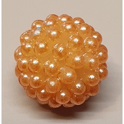 Kunststoff Perlen orange