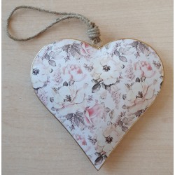 Metall Herz Blume