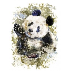 Bügel Bild Panda