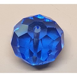 Glasschliffperle blau