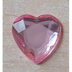 Kunststoff Herz rosa