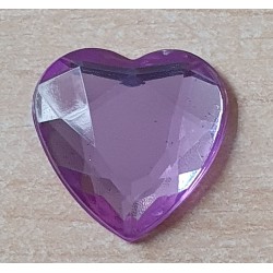 Kunststoff Herz violette