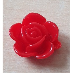 Kunststoff Rose rot