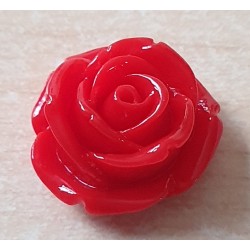 Kunststoff Rose rot