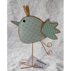 Metall Vogel türkis