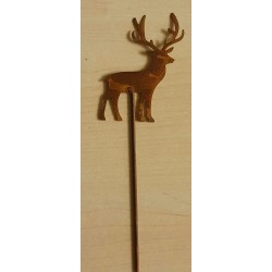 Metall Stecker Hirsch rost