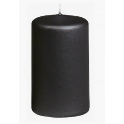 Zylinder Kerze schwarz
