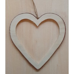 Holz Herz zum Hängen