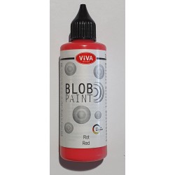 Blob Paint Farbe rot