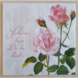 Serviette Rosen
