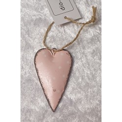 Metall Herz mit Punkten