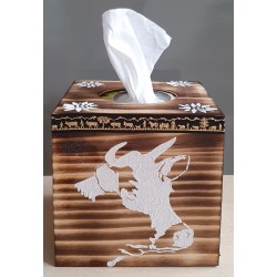 Kleenex Box Kuh/Edelweiss