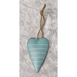 Metall Herz gestreift