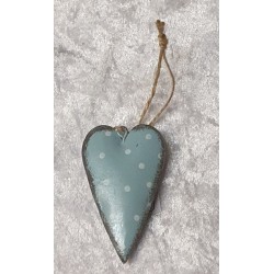 Metall Herz mit Punkten