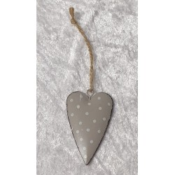 Metall Herz mit Punkte