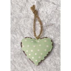 Metall Herz mit Punkte