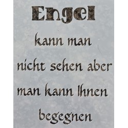 Schablone Engel....