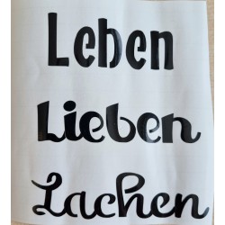 Vinyl Schrift Leben, Leben,...
