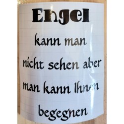 Vinyl Schrift Engel.......