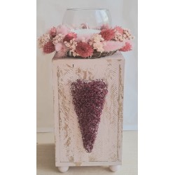 Teelicht Trockenblumen