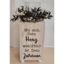 Teelicht Trockenblumen