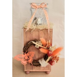 Teelicht Trockenblumen