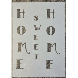 Schablone Home sweet Home