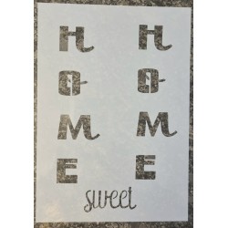Schablone Home sweet Home