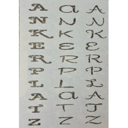 Schablone Ankerplatz