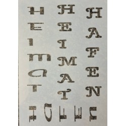 Schablone Heimathafen