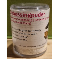 Embossing Puder weiss/silber