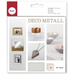 Deco Metall silber