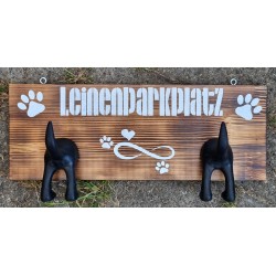 Leinenparkplatz gelb