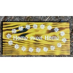 Schild Home sweet Home grün