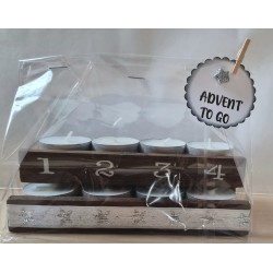 Advent to go Sterne silber
