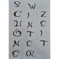 Schablone Schöne Winterzeit