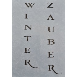 Schablone Winterzauber
