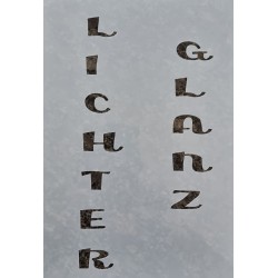 Schablone Lichterglanz