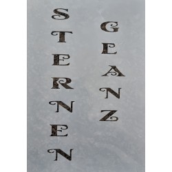 Schablone Sternenglanz