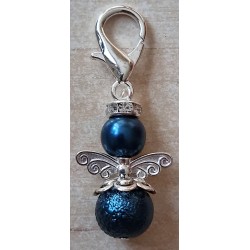 Perlen Engel dunkelblau