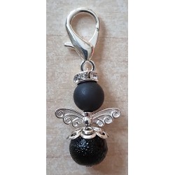 Perlen Engel schwarz