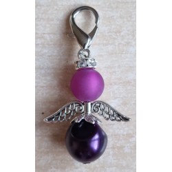 Perlen Engel violett