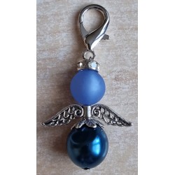 Perlen Engel blau