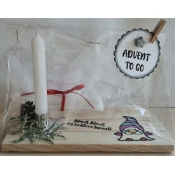 Advent to go Wichtel violette