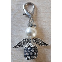 Strassperlen Engeli schwarz