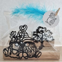 Teelicht Holz/Glas  Zwei...