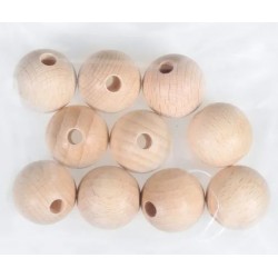 Holzkugeln 15 mm natur