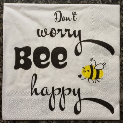 Serviette Bee Happy