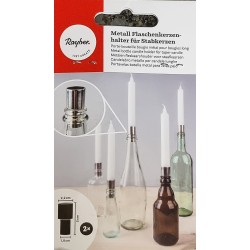 Metall Flaschen-Kerzenhalter